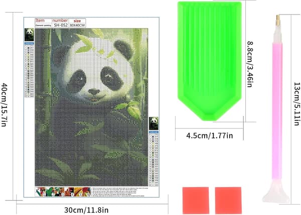 (30x40cm) 5D Diamantmaleri Kit, Maleri etter tall Kit - DIY