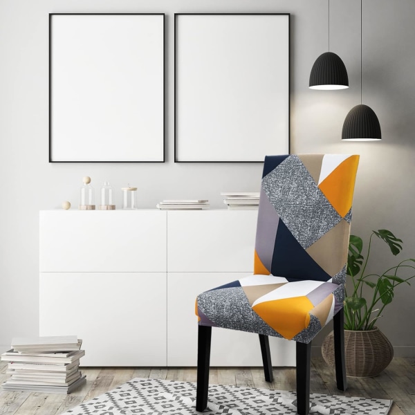 Stretch Stolskydd för Matbord, 4-pack, Universal Tvättsbart Stolskydd