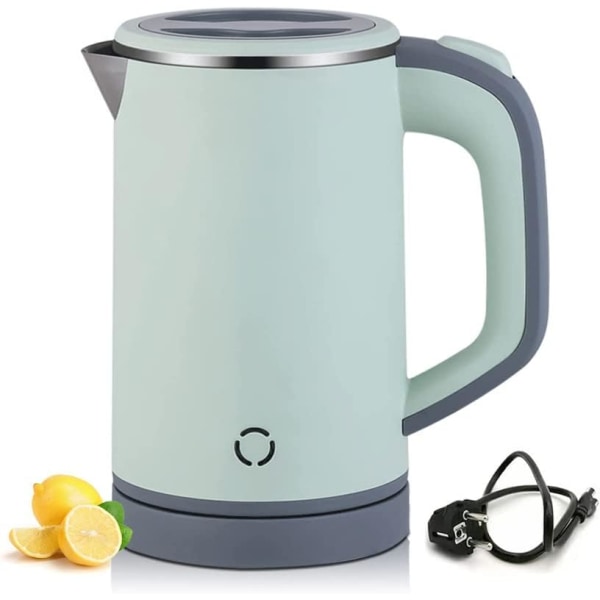 Mini Travel Kettle (vihreä) - Camping Small Portable Stainless Ste