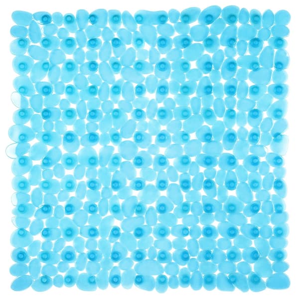 Cobblestone duschinsats 53 x 53 cm oval med sugkoppar duschmatta