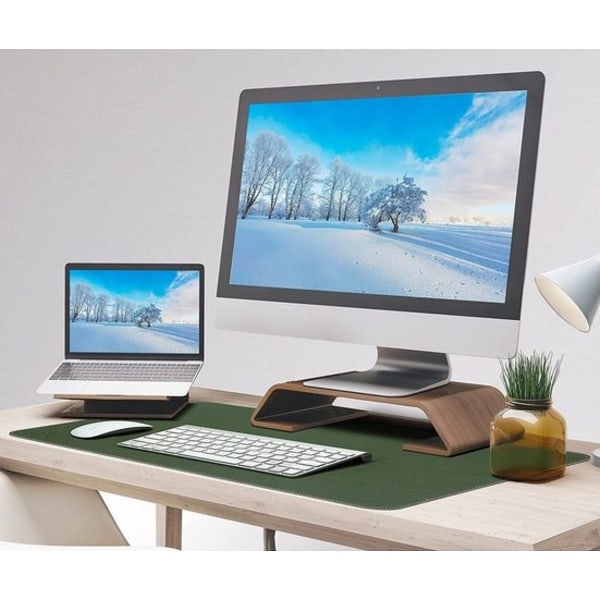 Skrivbordsunderlägg skrivbordsunderlägg, 80 x 40 cm läder skrivbordsunderlägg för laptop