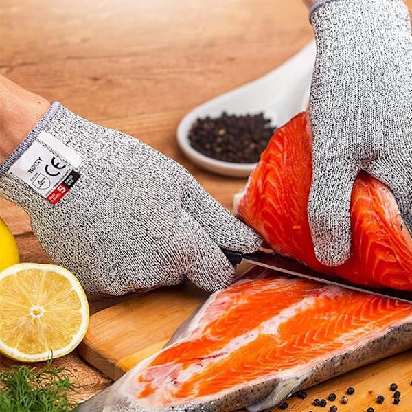 Skärskyddshandske, Ostronhandske, Livsmedelshandskar, Ostron, Nivå 5 Skydd
