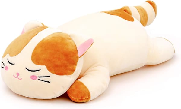 Plysjputer Kjæledyr Gaveleker Barn Brun Katt 45cm