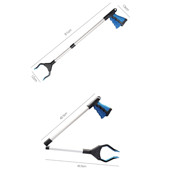 Upphämtningsverktyg, 81 cm Grabber för Äldre, Extra Lång, Lätt och