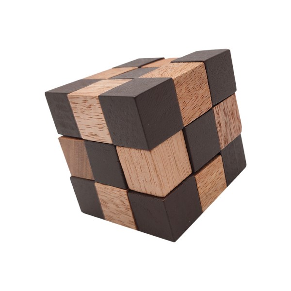 1 bit Snake Puzzle Cube Classic Game (6*6*6cm) och 1 bit Bron