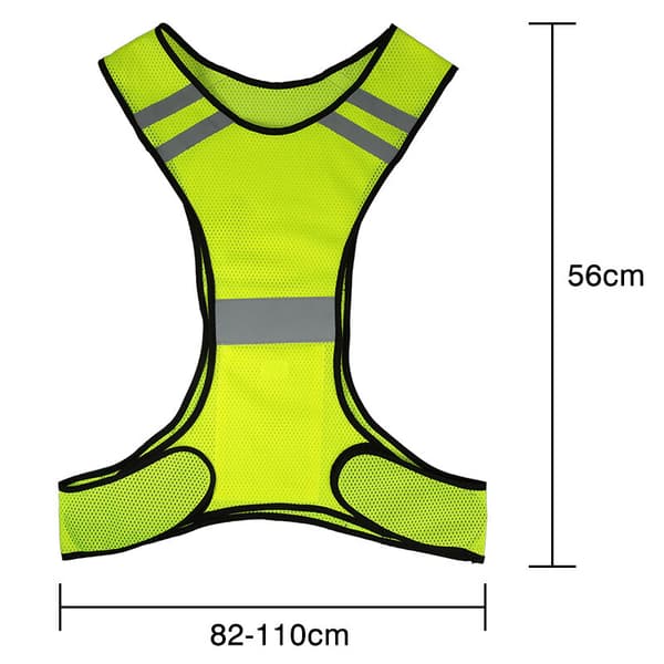 Lettvekt Høy Synlighet Pustende Mesh Refleksvest for R