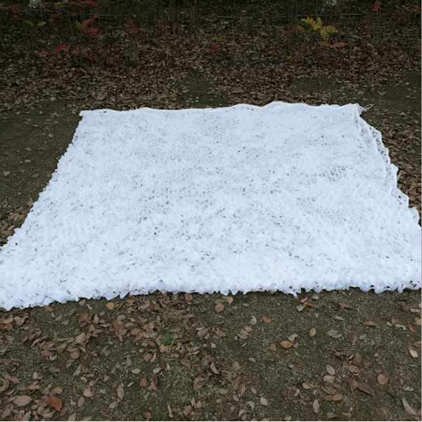 Solskyddsnät, solskyddsnät, ren vit snökamouflage nät
