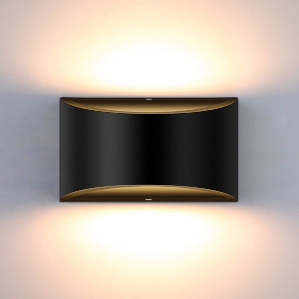 Justerbar LED-belysning Vägglampa Svart 7W Modern Vägglampa Fixt