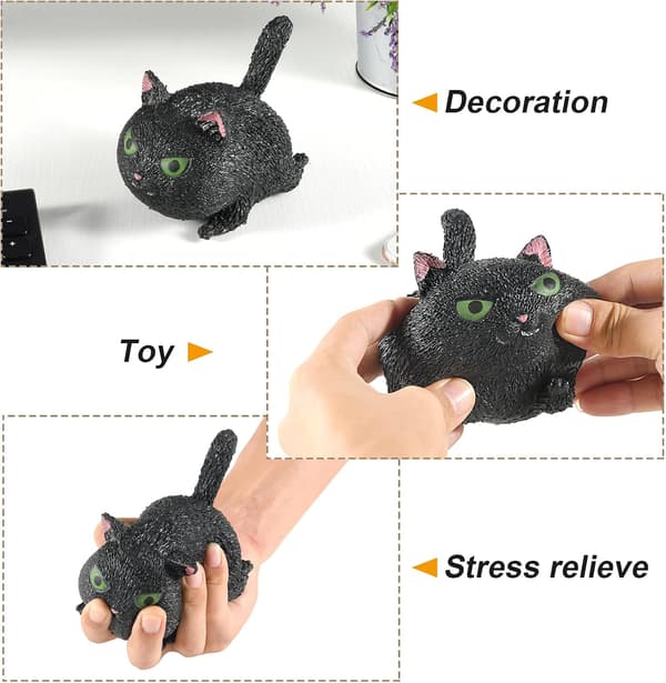 Blød Kat Vred Kat Anti-Stress Legetøj, Knip, Klem, Lindrer S