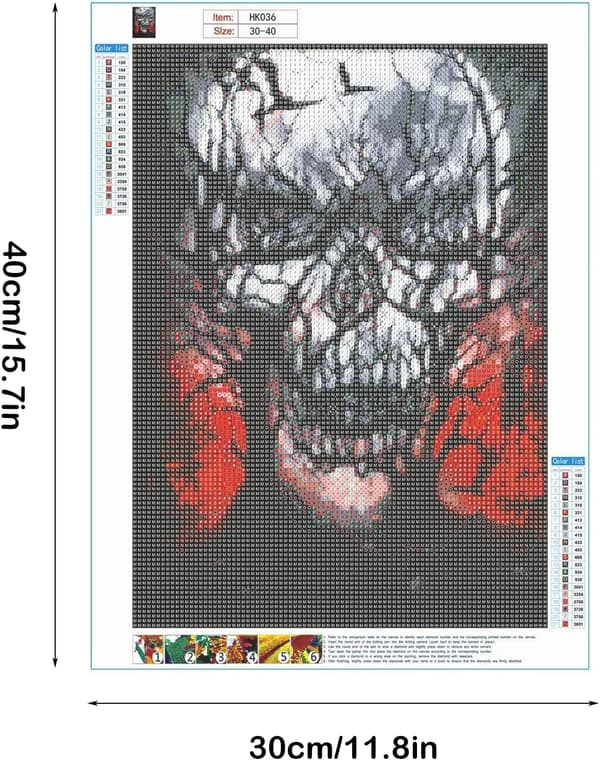 5D Diamant Maleri Sæt Halloween 30x40cm (Stil 17)