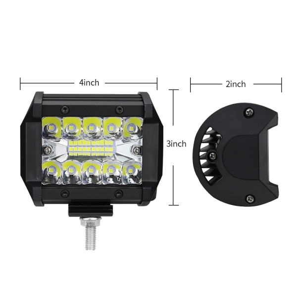 2st 4 tum 20LED 60W Buggy Conversion Spotlight Dimljus Bil L