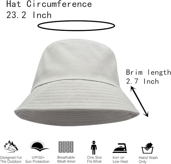 Unisex solhatt med solbeskyttelse, bred brem, bomull, hiphop-stil