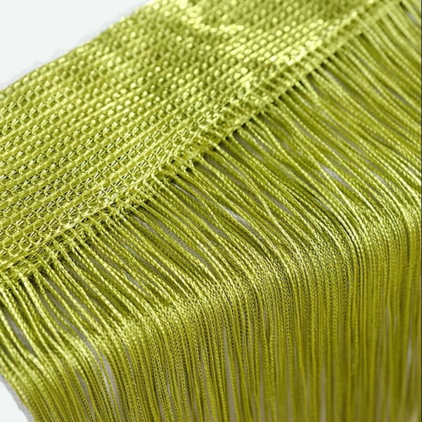 Fringe dörrgardin, 1m*2m väggpanel, rumsavdelare, för hem, pa