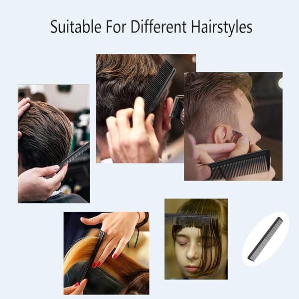 Antistatisk Hårkam, Carbon Kamm, Carbonfiber Hårkam