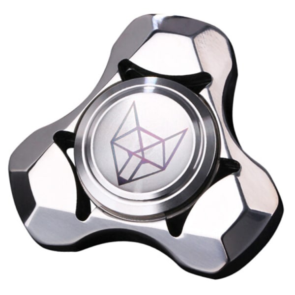 1.5'' Tri Metal Spinner Fidget Leke Prime, R188 Rustfritt Stål Si