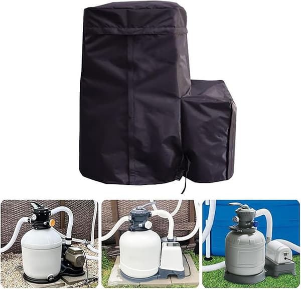 1 stk. Swimmingpool Pump Dæksel med Sandfilter – Swimmingpool Filter Dæksel