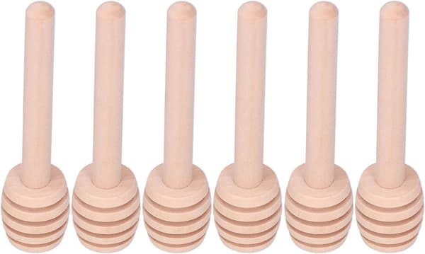 50 stk. 8 cm Træ Honning Dippepinde Honning Rør Dispenser Wand