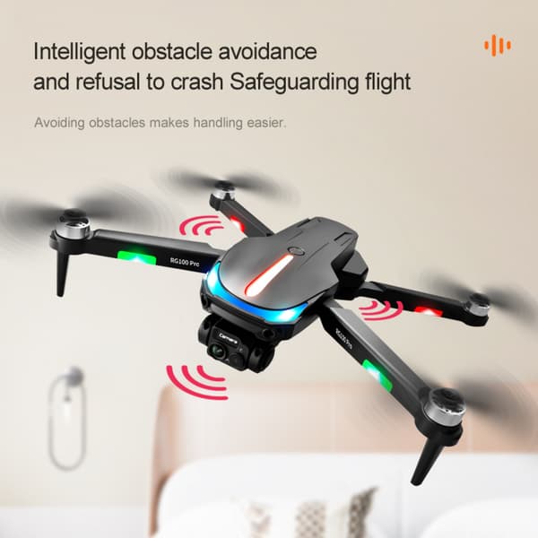 Drone med 4K kamera, FPV WiFi Live Class GPS-rekkevidde Quadcopter