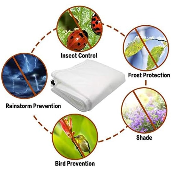 Cover för Plant Non-Woven Winter Tree Protection Cover wit