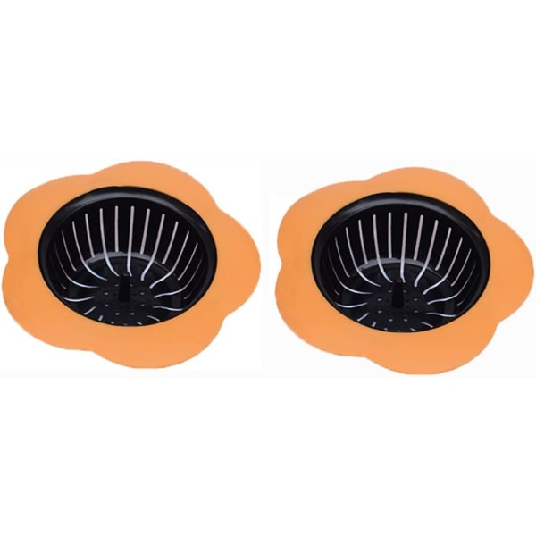 2 st Silikon Köksänksfilter, Hällfilter, Avloppsskydd