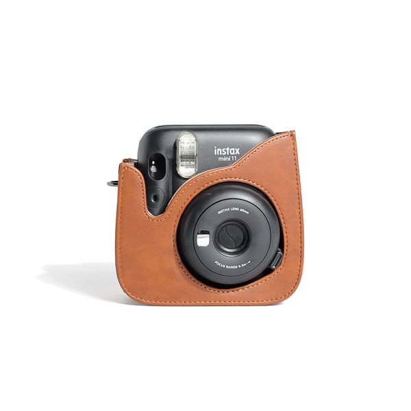Kameraveske Vintage Brun Mini Firkantet Kameraveske