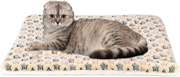 Hundetepper Fluffy Katt Valp Puter Vaskbar Matte Liten Medium