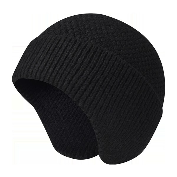 Chapeau d'oreille tricoté chaud pour hommes et femmes-chapeau tri