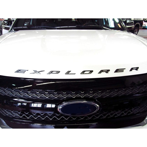 3D Bokstäver ABS Front Huv Kompatibel för 2011-2021 2022 Emblem Ex
