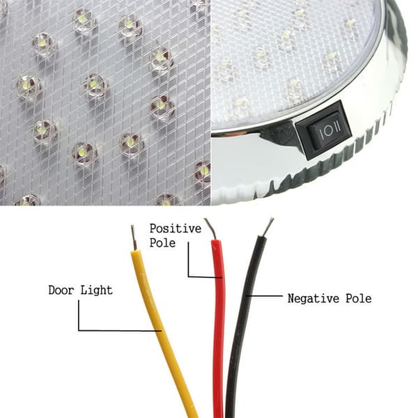 LED-taklys for bilinteriør
