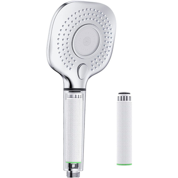 Handdusch, 3 Spraylägen Duschhuvud, Ideal Filter PP Bomull Handdusch