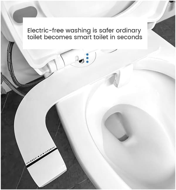 (Hvid) Bidet-base til badeværelse, c-arm