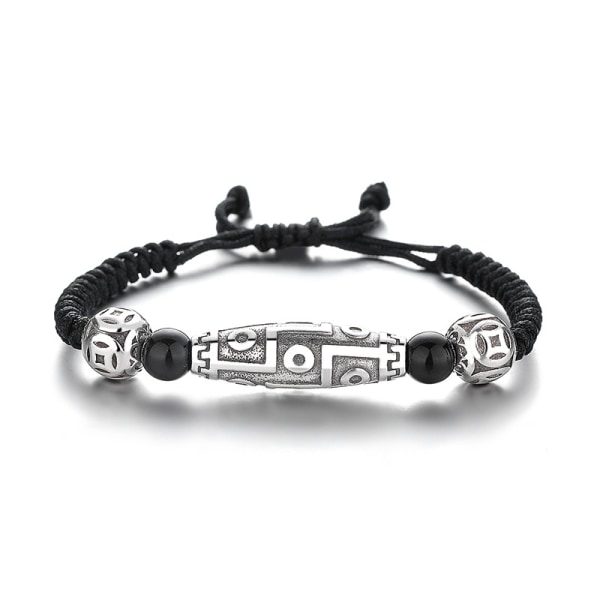 Parbracelet i flätad stil, retro etnisk, justerbar