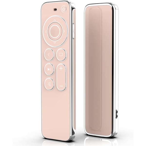 Apple TV Remote Case (Rosa) 4k 2021 Soft TPU Case, Scr