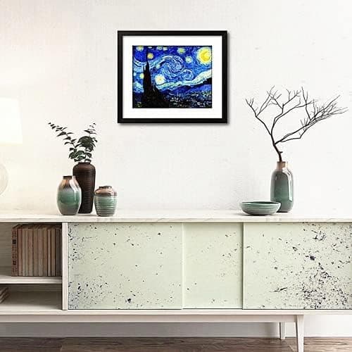 (30x40cm) Diamantmaleri-sett for voksne, Van Gogh Iris Diamant
