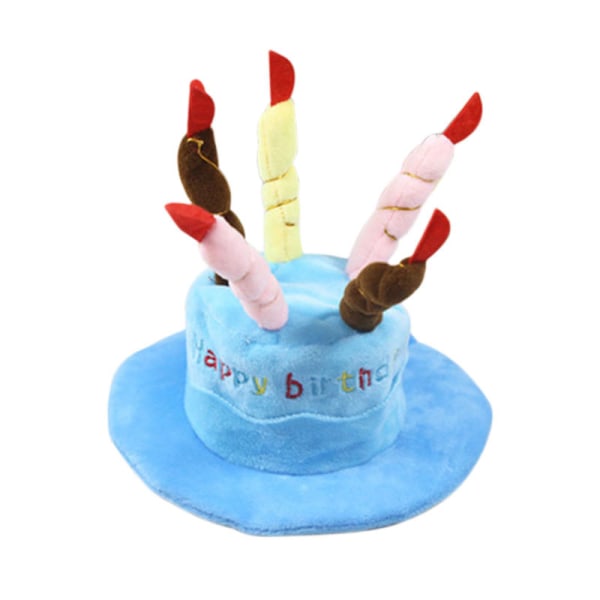 Blå födelsedagsfest hatt
