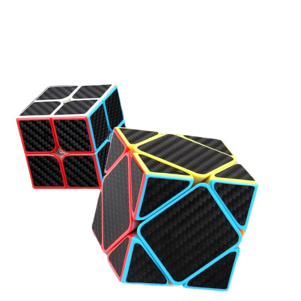 Original 3x3x3 speed cube, barns speed cube, slät kolfiber f