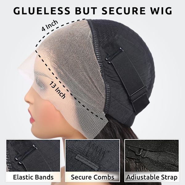 250 tiheys ihmishiusten peruukki 13x4 HD pitsi etuosa peruukit ihmishiukset Esi-poimittu liimattomia peruukit ihmishiukset Body Wave peruukit ihmishiukset peruukit mustille naisille Fro 18inch