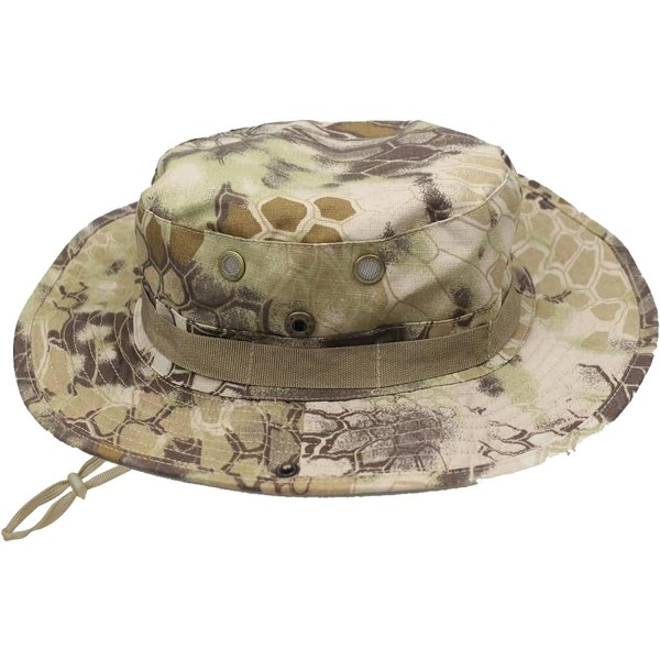 Solhatter for menn Dame Bøttehatt UPF 50+ Boonie-lue Sammenleggbar UV-beskyttelse Vandring Strandfiske Sommersafari desert Mang Pattern