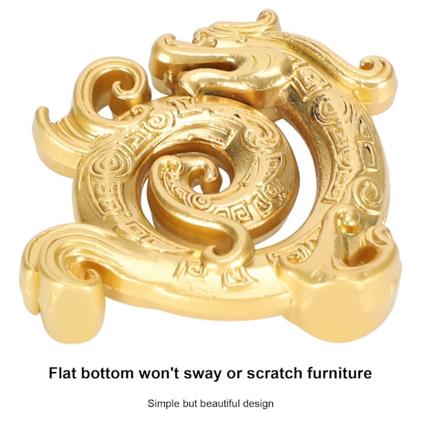 2 st Rökelsehållare för Stickor Sandelträbrännare Legering Meditation Yoga Draksformade Dekorationer Gold