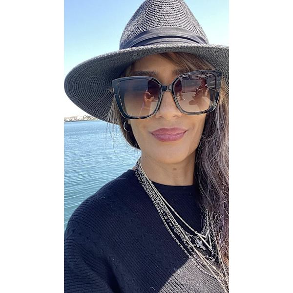 Dame og Herre Bredbremmet Panama Hat Fedora Sommer Strand Solhat UPF Halmhat til Kvinder Black