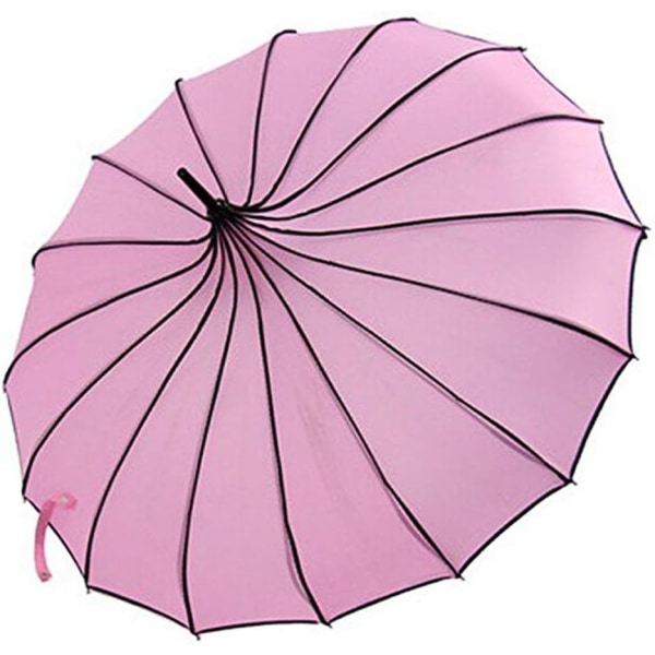 Pagoda Peak vanhanaikainen Ingenuity Umbrella aurinkovarjo (vaaleanpunainen) pink