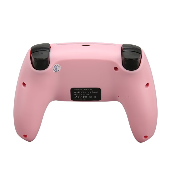Bluetooth Controller Genopladelig Trådløs Gamepad Joystick til PS4 til PS5 til Windows 7 8 10 PC Tablet Pink
