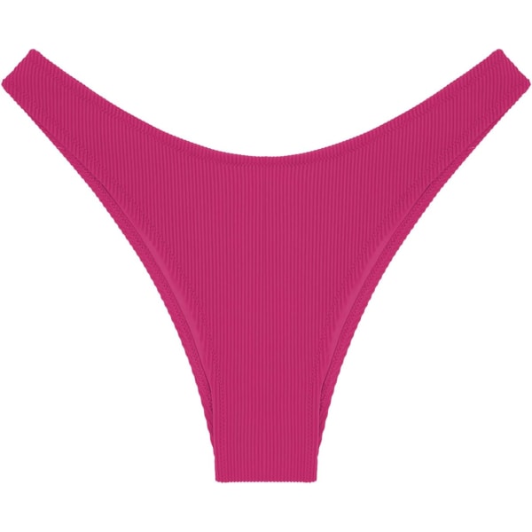 WJSMWomen 2-delt Bandeau badedragter Ribbet snørebånd stropløs Bandeau Bikini sæt Højtsnit badedragter 0-rose Red S