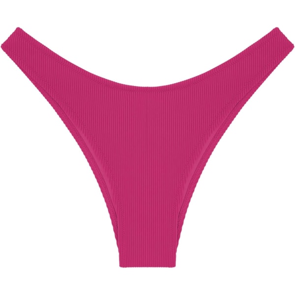 WJSMWomen 2-delt Bandeau badedragter Ribbet snørebånd stropløs Bandeau Bikini sæt Højtsnit badedragter 0-rose Red S