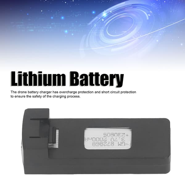 3,7V 2000mAh litiumbatteri RC Drone litiumbatteri erstatning for S150 droner