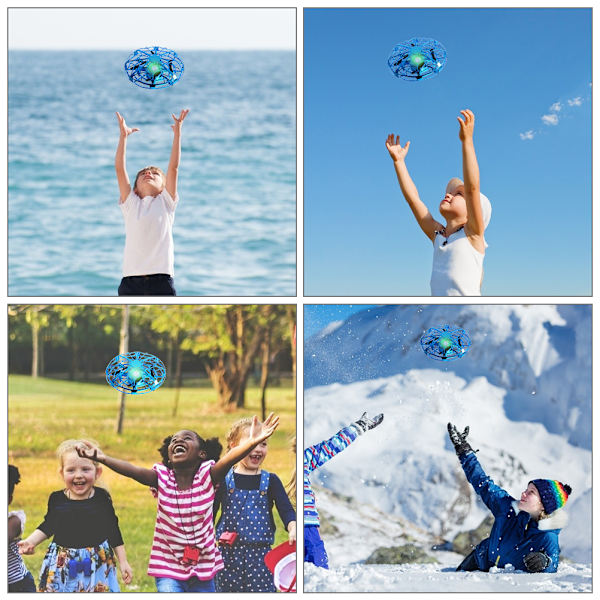 Mini-drönare, leksaksdroppar, handhelikopter, RC-fyrkant, infraröd induktionsfjärrkontroll, flygande flygplan, presenter till pojkar, flickor, vuxna Red