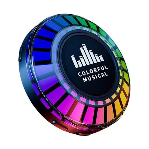 Luun johtavuuskaiutin Mini Bluetooth-kaiutin RGB-rytmivaloilla USB-ladattava kannettava langaton Bluetooth 5.0 -kaiutin