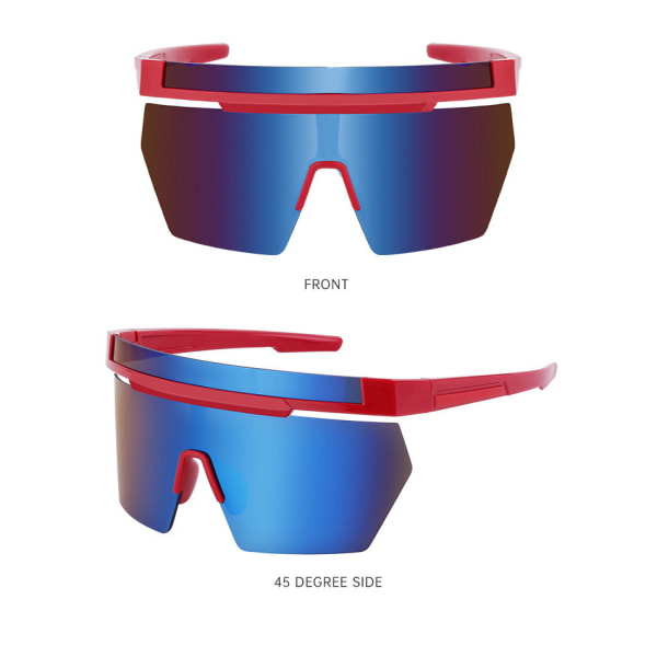 Sportssolbriller Cykelbriller til mænd og kvinder udendørs ridning løbe fiskebriller, solbriller UV-400 udendørs sport