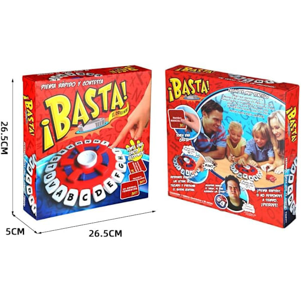 Basta! Brädspel, Basta Bordsspel Spanska, Basta Brädspel, Tänk På Ordspel Red Spanish