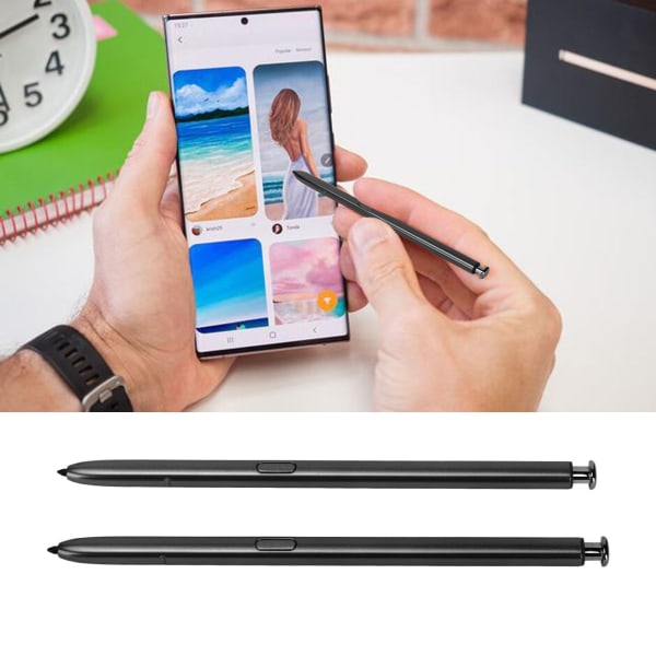 Stylus Pen Kevyt, erittäin herkkä 5G Stylus Touch Pen Korvaus Samsung Galaxy Note 20 Note 20 Ultralle Black